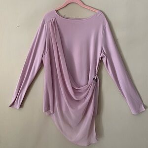 Simonton Says Mauve Tunic with Buckle Loop Detail M